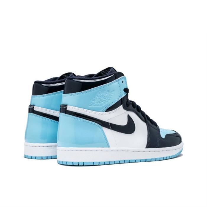 Basket Nike Air Jordan 1 Retro High Blue Chill 2019 Chaussure de