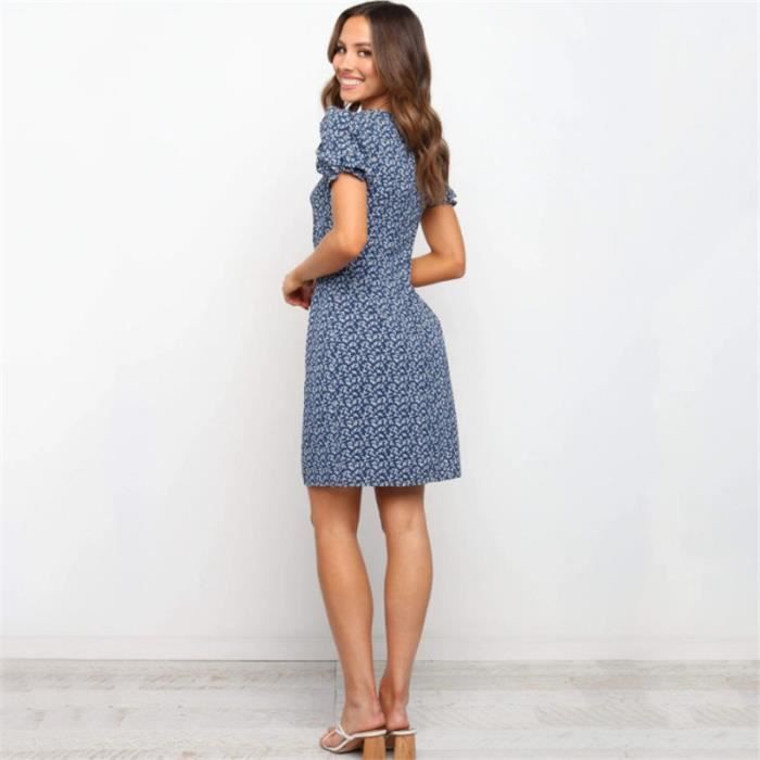 Robe col américain sale femme