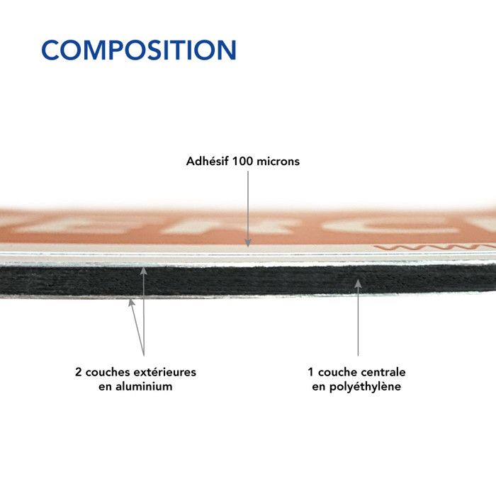 Panneau de signalisation sens interdit - Aluminium - Diamètre 250 mm
