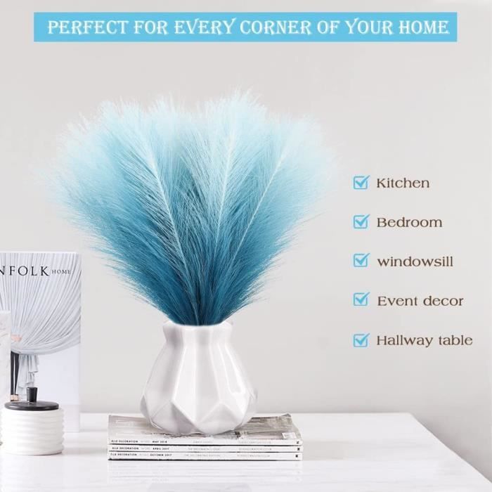 Fleur De Pampa - GH - Lot De 30 - 100% Naturel - Décoration Intérieure - Style Contemporain - Maison