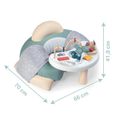 Siège bébé Little Smoby Cosy Seat - Vert - Avec tablette d'éveil - Dès 6 mois-3
