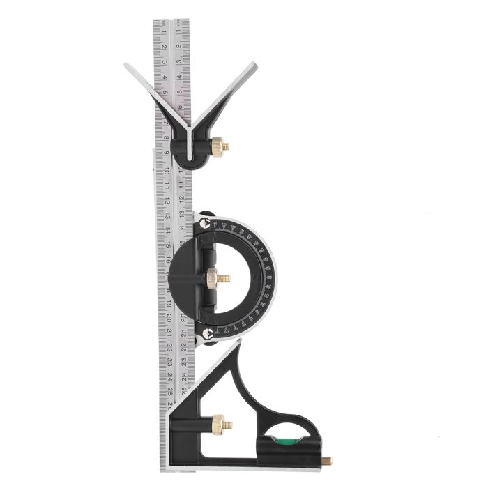 Règle Carrée De Jaugeage En Acier Inox – 30,5 Cm (300 Mm) – Outil Costaud