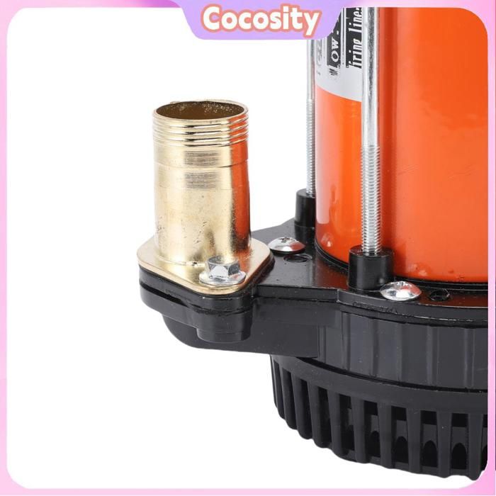 Pompe Submersible 12V 180W - Débit 1,2 M³/h - Hauteur De Refoulement 30m - Acier Inoxydable IP68 - Câble 17m - 2