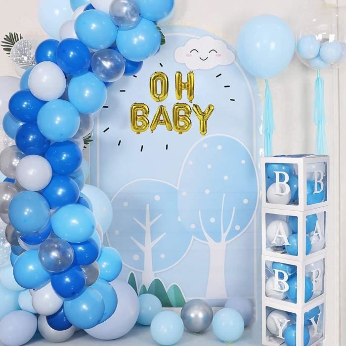 Guirlande de ballons - Décoration de fête prénatale - 115 ballons