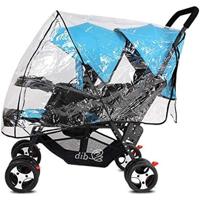 Habillage pluie poussette double carrefour outlet
