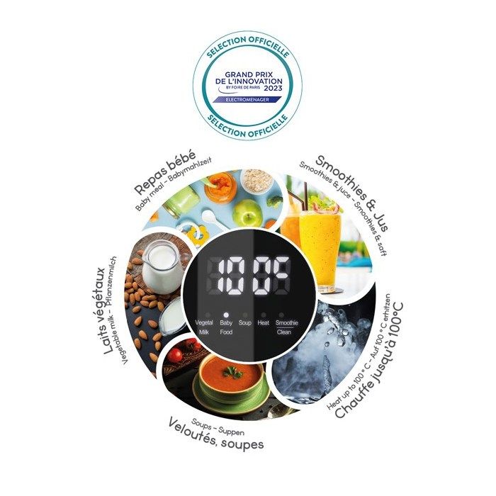 Blender Chauffant DETOXIMIX SD300WSB9807 - Pour Pièces Détachées (HS)