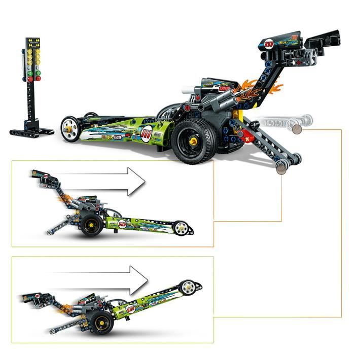 LEGO Technic 42103 Le dragster Voiture de Course V hicule