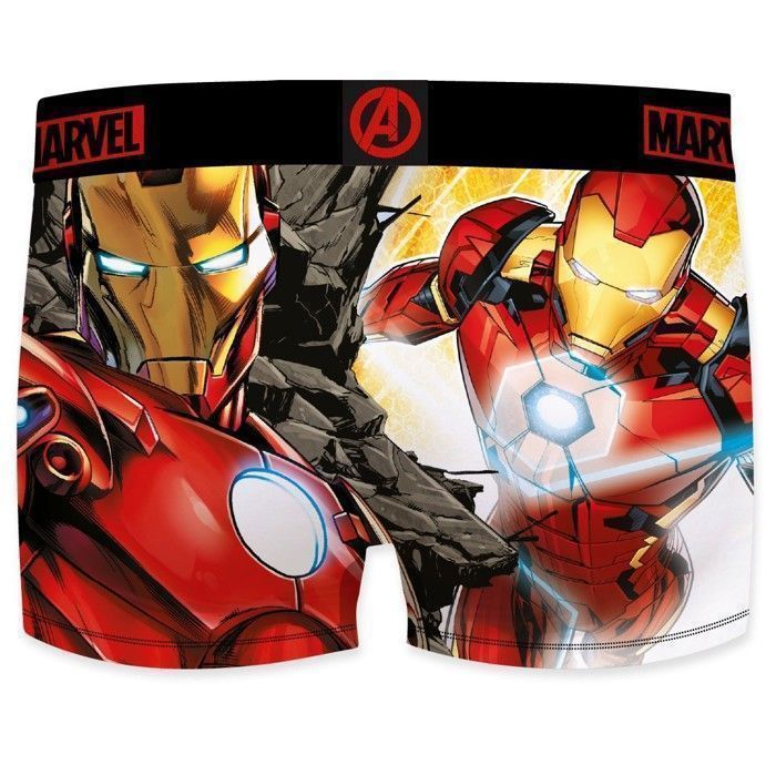 Boxer Homme FREEGUN AKTIV' - Lot De 2 - Anti-Transpirant, Ajustement Parfait - 92% Polyester, 8% Elasthanne - Taille M, Jaune