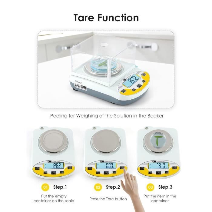 Balance De Précision 0,01g / 1000g – Avec écran LCD (sans Marque)