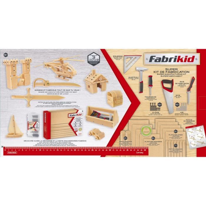 LANSAY - FABRIKID® - Super Kit de Fabrication - Dès 8 ans