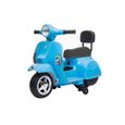 Scooter électrique pour enfant Vespa PX150 Mini Bleu - Batterie 6v 4.5ah-0