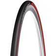 Pneu vélo route Michelin Lithion 3 Performance Line - 700x25C (25-622) - Noir rouge - Tubetype-0