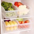 Boîte de rangement de réfrigérateur de cuisine Boîte de rangement transparente de nourriture - Return 7093-0