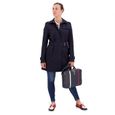 Tommy Hilfiger Trench-Coat Femme Heritage Single Breasted Trench- Bleu (Midnight)-0