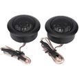 Tweeters Voiture 120W - Paire De Haut-parleurs Aigus Pour Auto, 12V