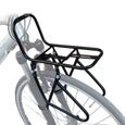 SURENHAP Porte-bagages avant pour vélo Support avant de vélo support avant de vélo en acier étagère à sport porte-bagages-0