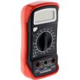 Multimètre digital antichoc - THOMSON - 5 Fonctions CAT III 600V - Noir et rouge - Sans fil-0