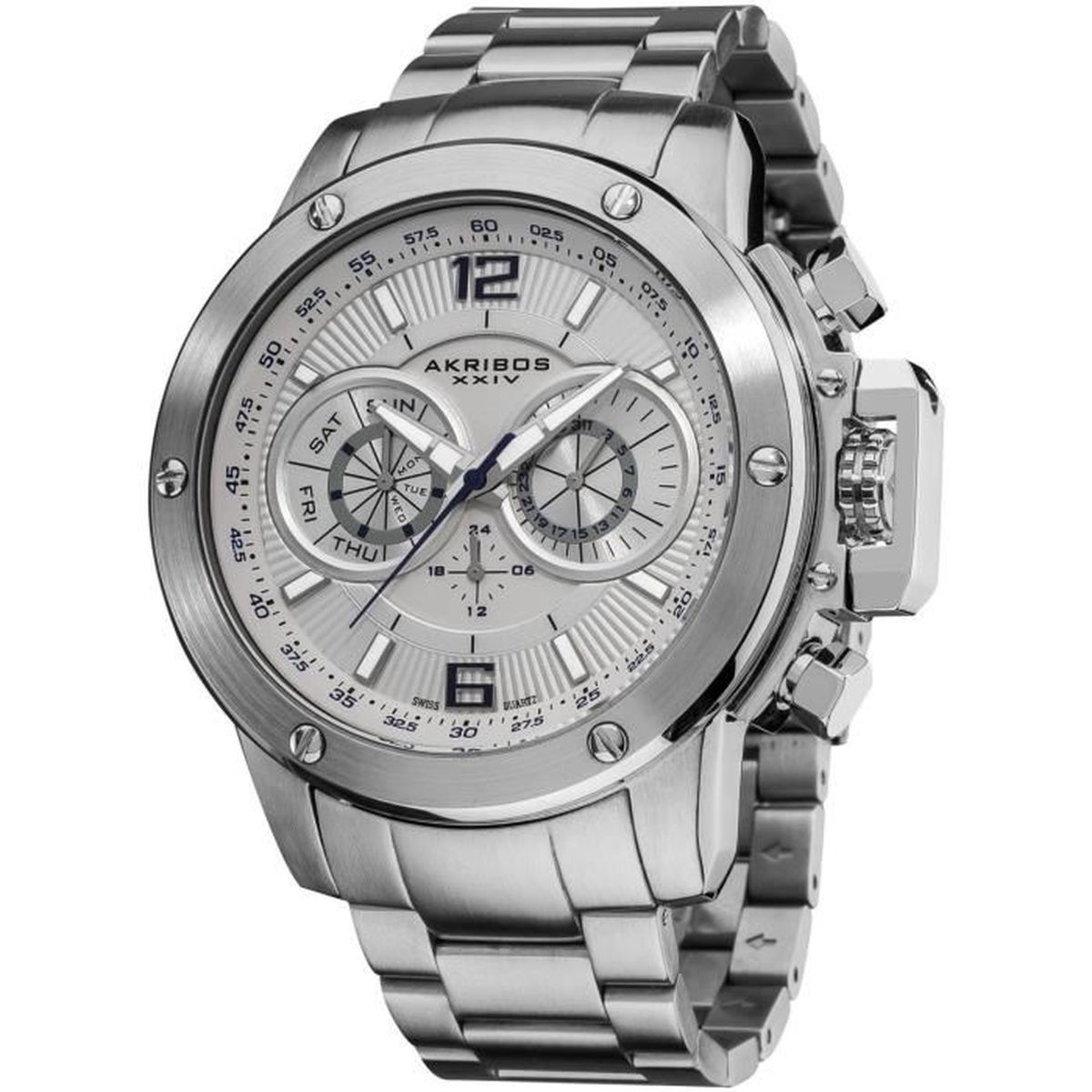 Steel swiss. Часы Акрибос XXIV мужские. Swiss Multifunction 6083. AK 603.