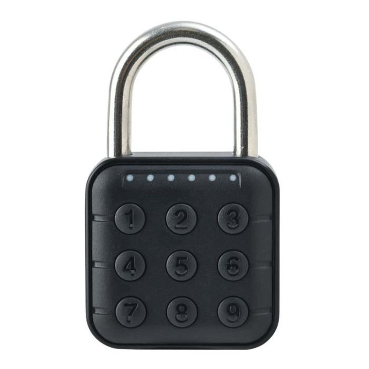 Serrure à Combinaison 6 Chiffres Étanche Alliage Zinc - Haute Sécurité Pour Casier Gym École Garage - Noir