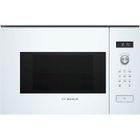 Bosch Serie 6 BFL524MW0, Intégré, Micro-ondes grill, 20 L, 800 W, Rotatif, Toucher, Blanc