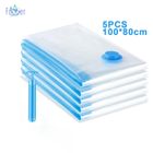 FOOTIER Lot de 5 Sacs de Rangement sous Vide Housses de Rangement sous Vide, Voyages Réutilisables pour Matelas,Vêtements,Couettes,