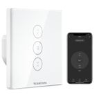 ROSEDOES Interrupteur de Rideau Intelligent WiFi，Pour Volets Roulants à Stores Motorisés électriques Rideau Compatible Avec Alexa, Smart