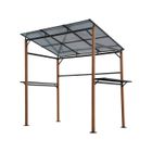 SWEEEK Abri de barbecue, gazebo pour barbecue, 2 tables latérales Arausio