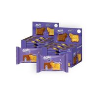 Milka Choco Moo - 2 Présentoirs de 24 Paquets - Biscuit Nappé au Chocolat au Lait - Format Pocket facile à emporter