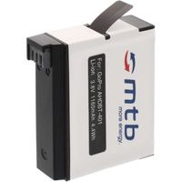 4x Batteries AHDBT-401 Li-Ion - 3.8V / 1160mAh Compatible avec GoPro Hero4 / Hero 4 Black & Silver Edition