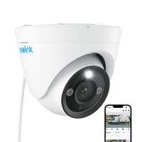 Reolink Caméra Surveillance D83S 12MP PoE Dôme,Vision Nocturne en Couleur,Détection de Personne-Véhicule,Projecteur