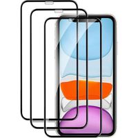 Film Verre Trempé iPhone XR Protection Ecran Intégrale 9H Ultra Transparent Sans Bulles Lot de 3