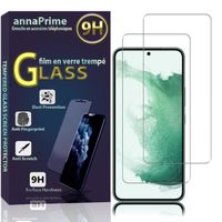 VCOMP® Pour Samsung Galaxy S22+ 5G- S22 Plus 5G 6.6": Lot - Pack de 2 Films de protection écran Verre Trempé