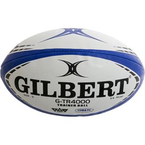BALLON DE RUGBY GILBERT Ballon de rugby taille 4 trainer, bleu mar