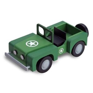 VOITURE À CONSTRUIRE Maquette voiture : Mon premier kit en bois : Jeep  Coloris Unique
