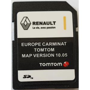 Carte SD GPS Europe 2018-10.05 Renault Tomtom Live