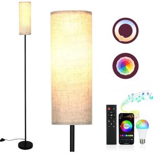 Pack] Feuilles de lampe sur pied Lampe sur pied Éclairage télécommandé avec  kit comprenant des ampoules LED RVB