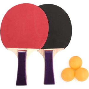 BOIS CADRE DE RAQUETTE Set De Tennis De Table Raquette de Ping-Pong avec 