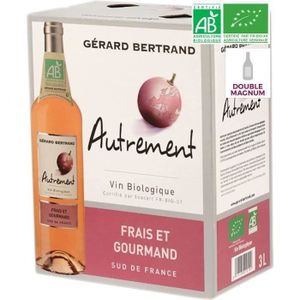 VIN ROSE BIB 3L Gérard Bertrand Autrement Rosé VIN DE France - Vin rosé de France - Bio