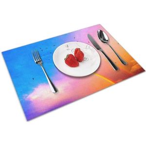Set De Table Arc En Ciel Achat Vente Pas Cher