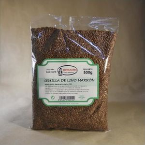 Graines de Lin Brun Bio 1kg - AMOSEEDS 