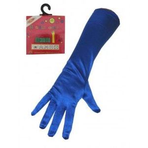 1 Paire de Gants Longs Bleus