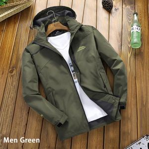 MANTEAU couleur Homme Vert taille XXXL veste de randonnée imperméable pour hommes, vêtements d'escalade, de Camping,
