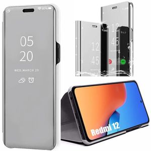 HONLEN Coque pour Redmi 12 (4G) / Redmi 12 5G Étui, (6.79 inches) Transparente Dégradée TPU Silicone Quatre Coins Renfort d'angle Case
