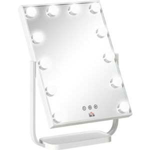 8L Maquillage Glacière avec LED Miroir Mini Réfrigérateur Portable Refroidisseur Voiture LED Miroir de Maquillage Congélateur Cosmétique pour Chambre Bureau Voiture 
