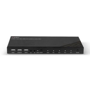 COMMUTATEUR KVM Switch KVM HDMI 4K60, USB 2.0 & Audio, 4 ports Noi