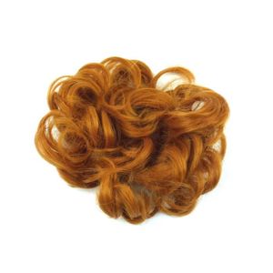 BARRETTE - CHOUCHOU Elastique chouchou faux cheveux - marron - RC00595