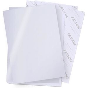Étiquette classement Lot de 25 feuilles de papier adhésif DIN A4 - Blan
