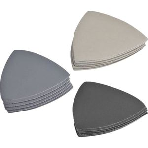 DISQUE ABRASIF Lot De 15 Papiers Abrasifs Triangulaires - Grain 800-1500-3000, 3-1-2