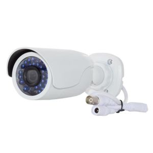 Lot de 4 cam/éras de Surveillance Professionnelles factices avec Objectif et cam/éra Clignotante