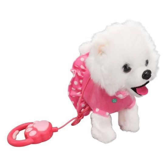 Mxzzand Chien en peluche électrique Jouet en peluche électrique pour chien mignon réaliste Mxzzand Chien en peluche électrique Jouet en peluche électrique pour chien mignon réaliste